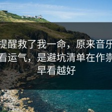 这句提醒救了我一命，原来音乐版权不是看运气，是避坑清单在作祟，越早看越好